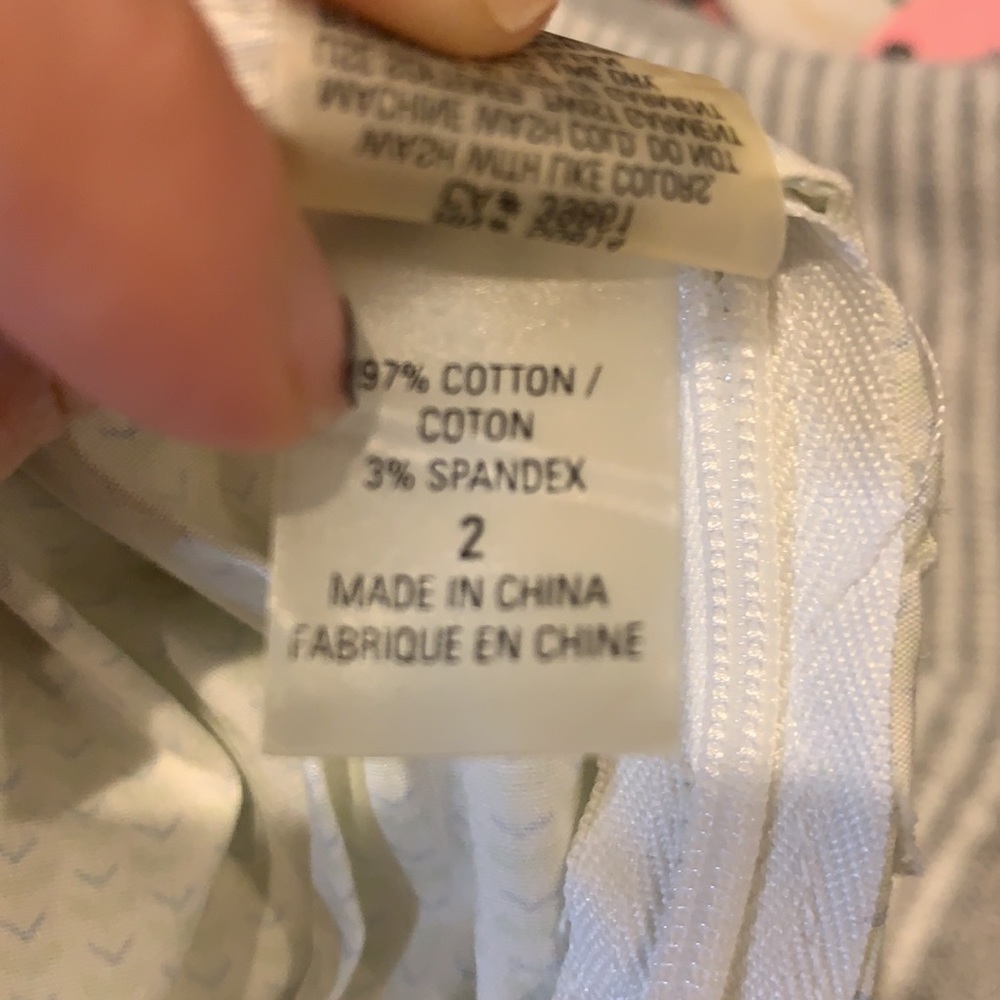 Tahari Pastel pattern Mini pleated skater skirt - Picture 6 of 6